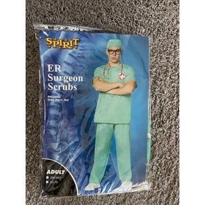 Halloween costume adult | One Size Fits All | Unisex | ER Surgeon Scrubs |